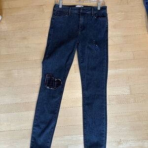 PARKER SMITH Black wash distressed jeans, 28. CB1930